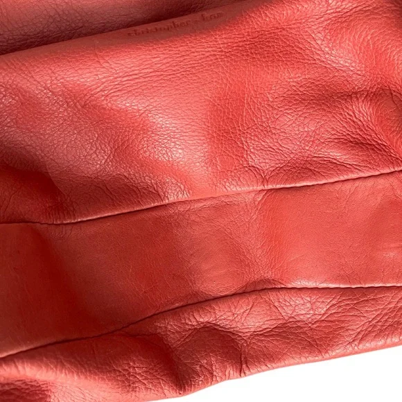 Coral Leather Shoulder Bag - Picture 2 of 5